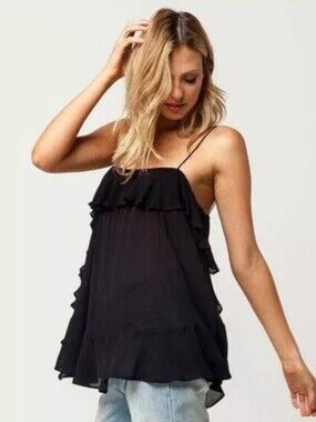 🖤FREE PEOPLE CASCADES TANK TOP X SMALL